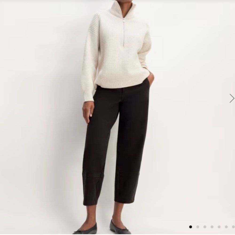 Everlane Utility Barrel Pants Black Size 16  🛍️